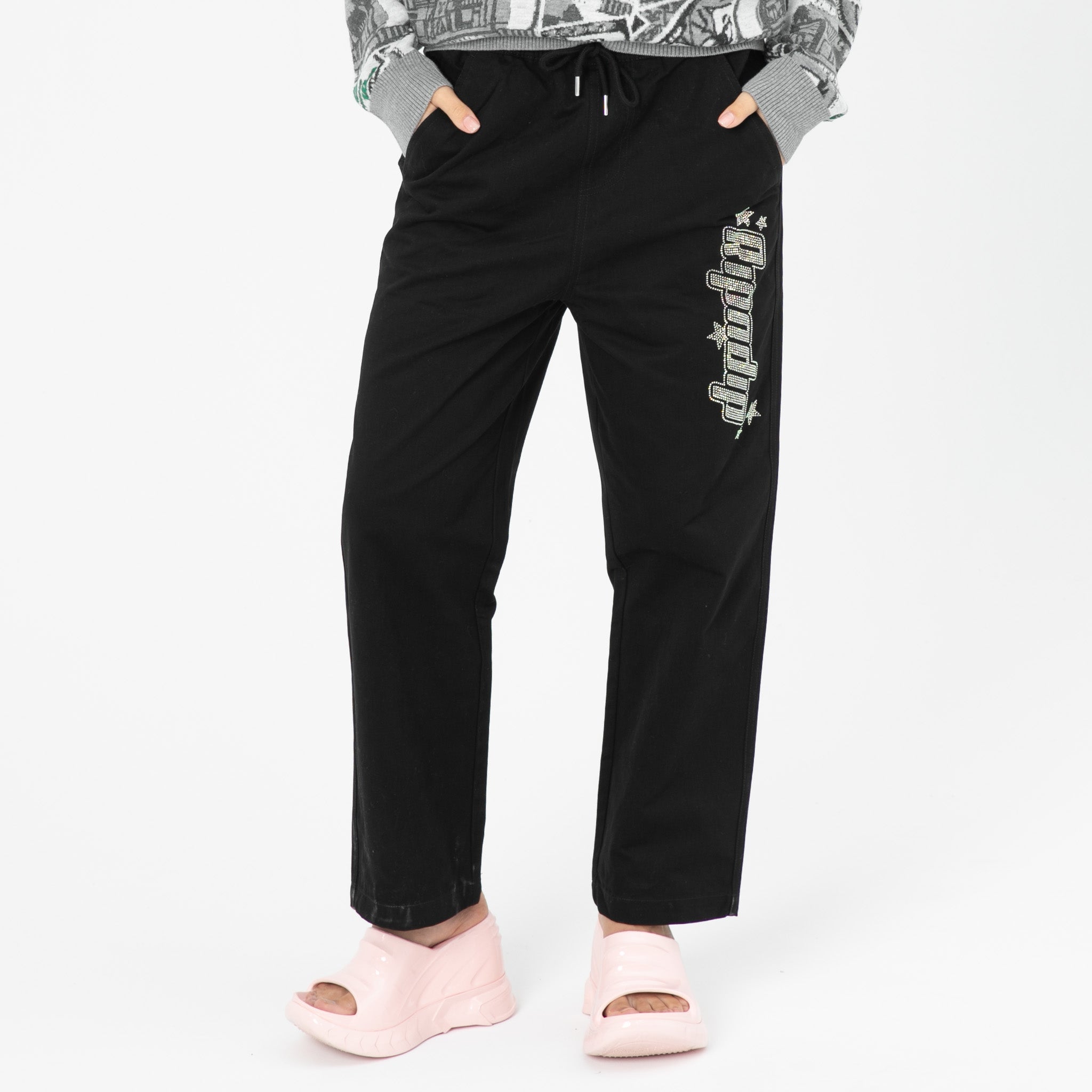 RIPNDIP Kawaii Nerm Wide Leg Pants (Black)