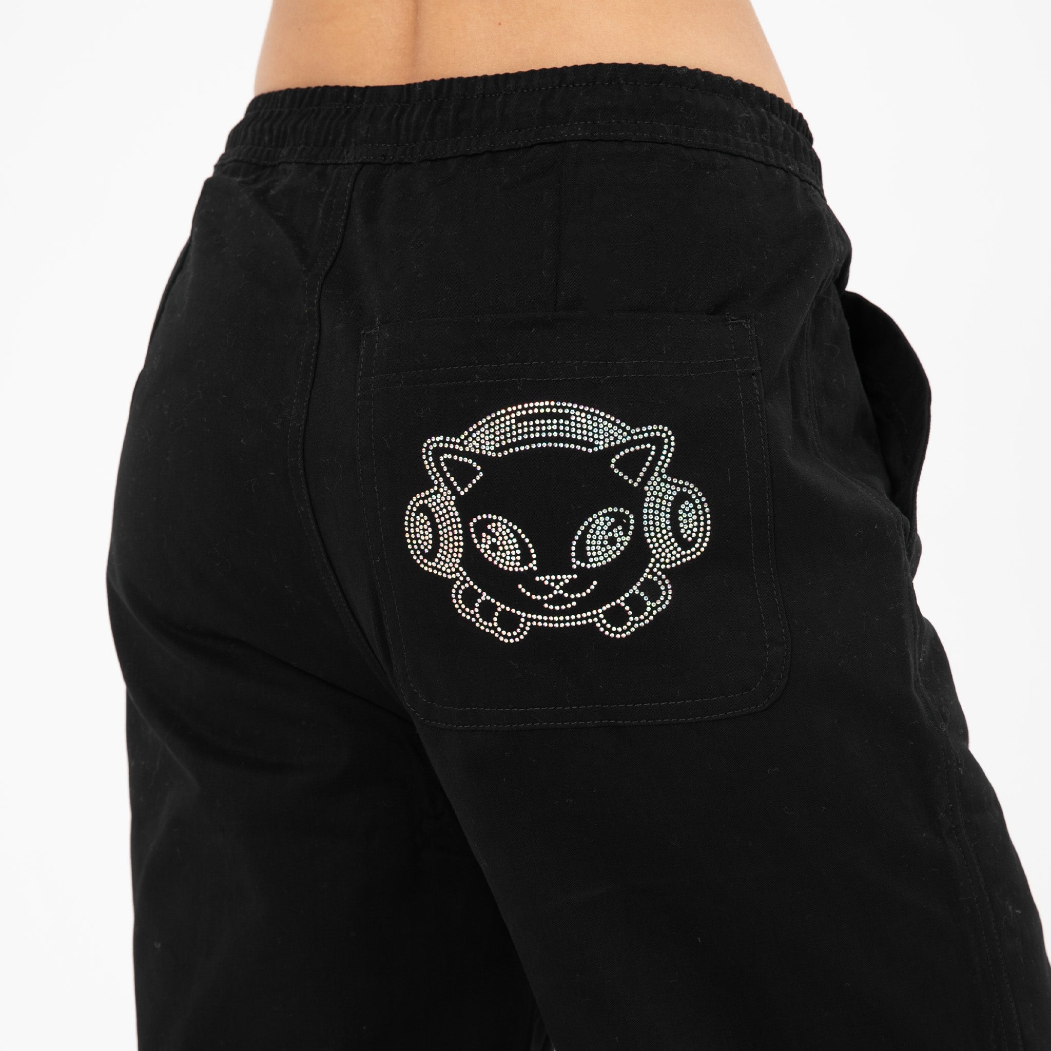 RIPNDIP Kawaii Nerm Wide Leg Pants (Black)
