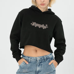 RIPNDIP Kawaii Nerm Cropped Hoodie (Black)