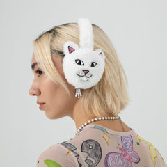 RIPNDIP Lord Nermal Sherpa Earmuffs (White)