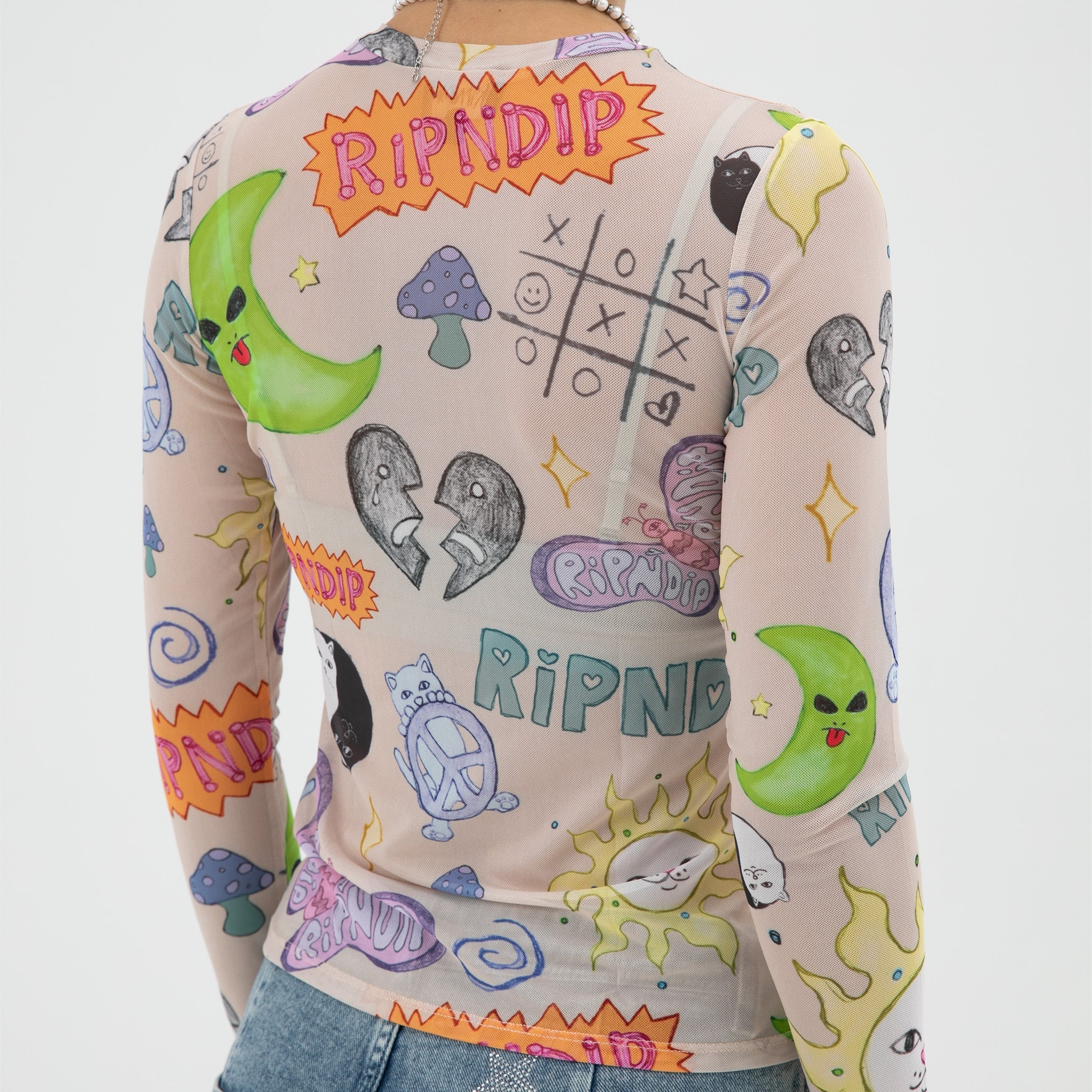 RIPNDIP Circo Loco Mesh Long Sleeve (Multi)