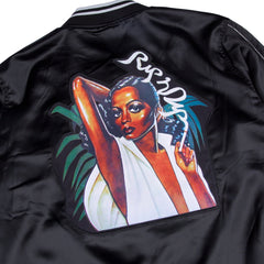 RipNDip Share Some Love Satin Jacket (Black)