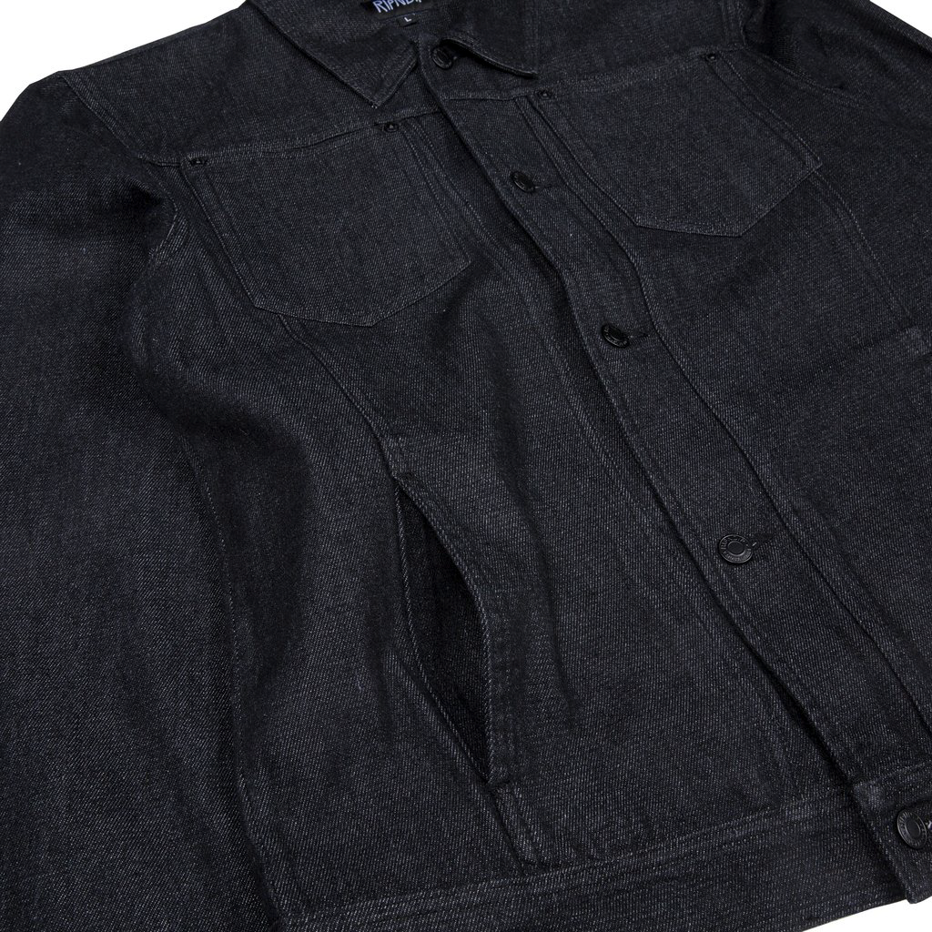 RipNDip Eat Me Denim Jacket (Black)