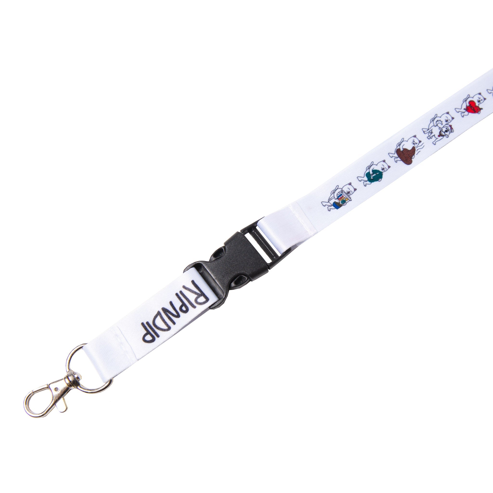 RipNDip Fuck Everything Lanyard (White)