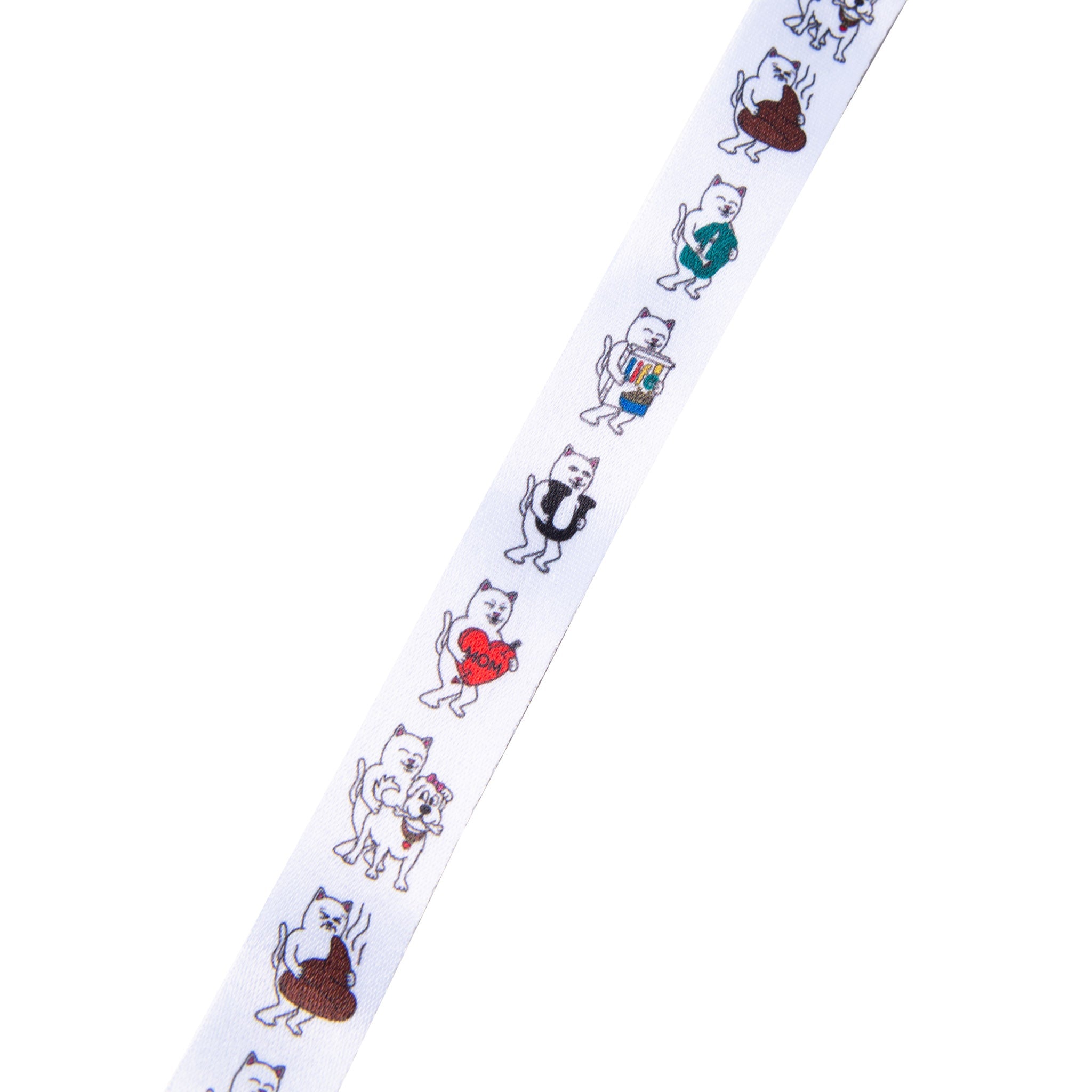 RipNDip Fuck Everything Lanyard (White)