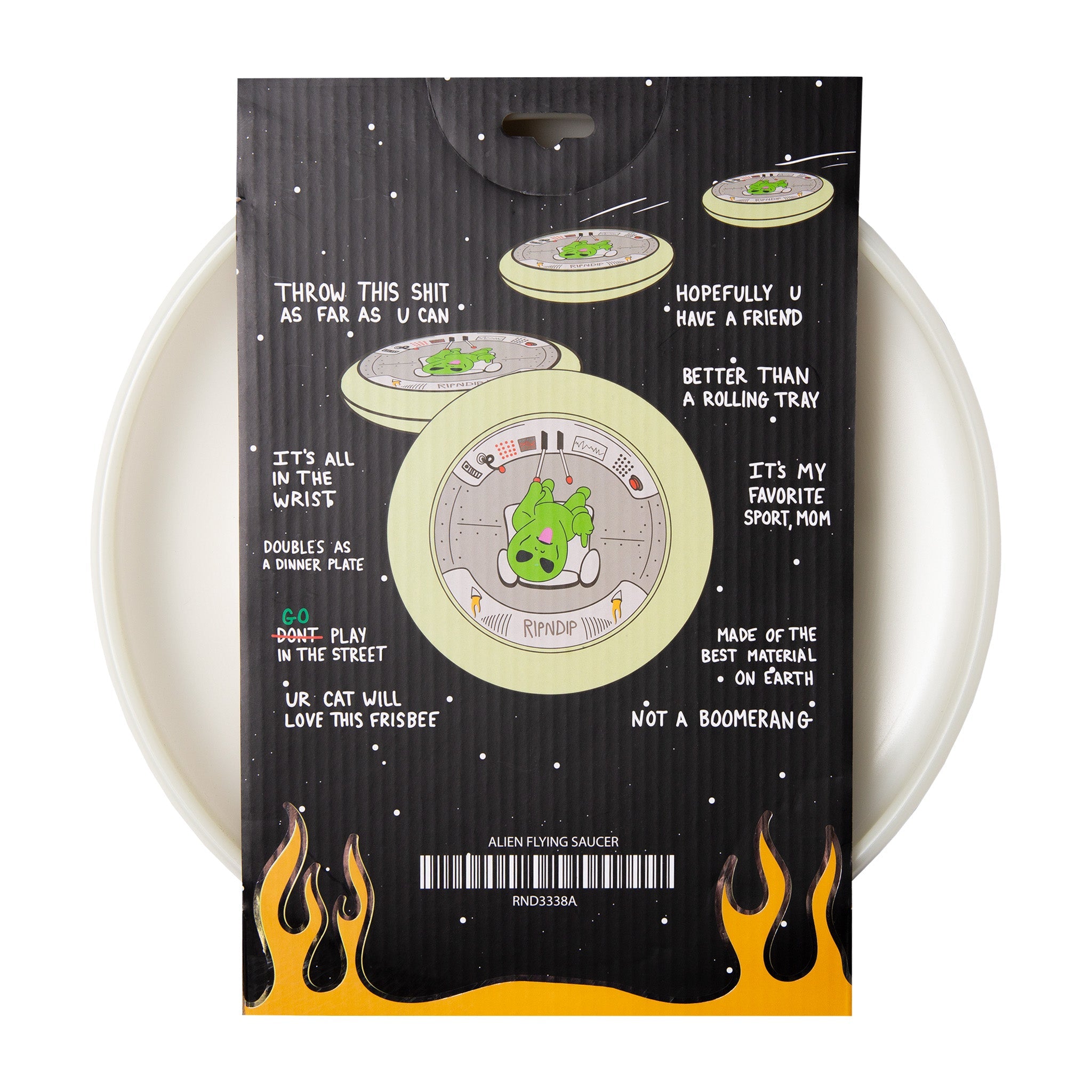 RipNDip Phone This Glow In The Dark Flying Disk