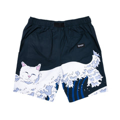 RIPNDIP Great Wave Swim Shorts (Navy)