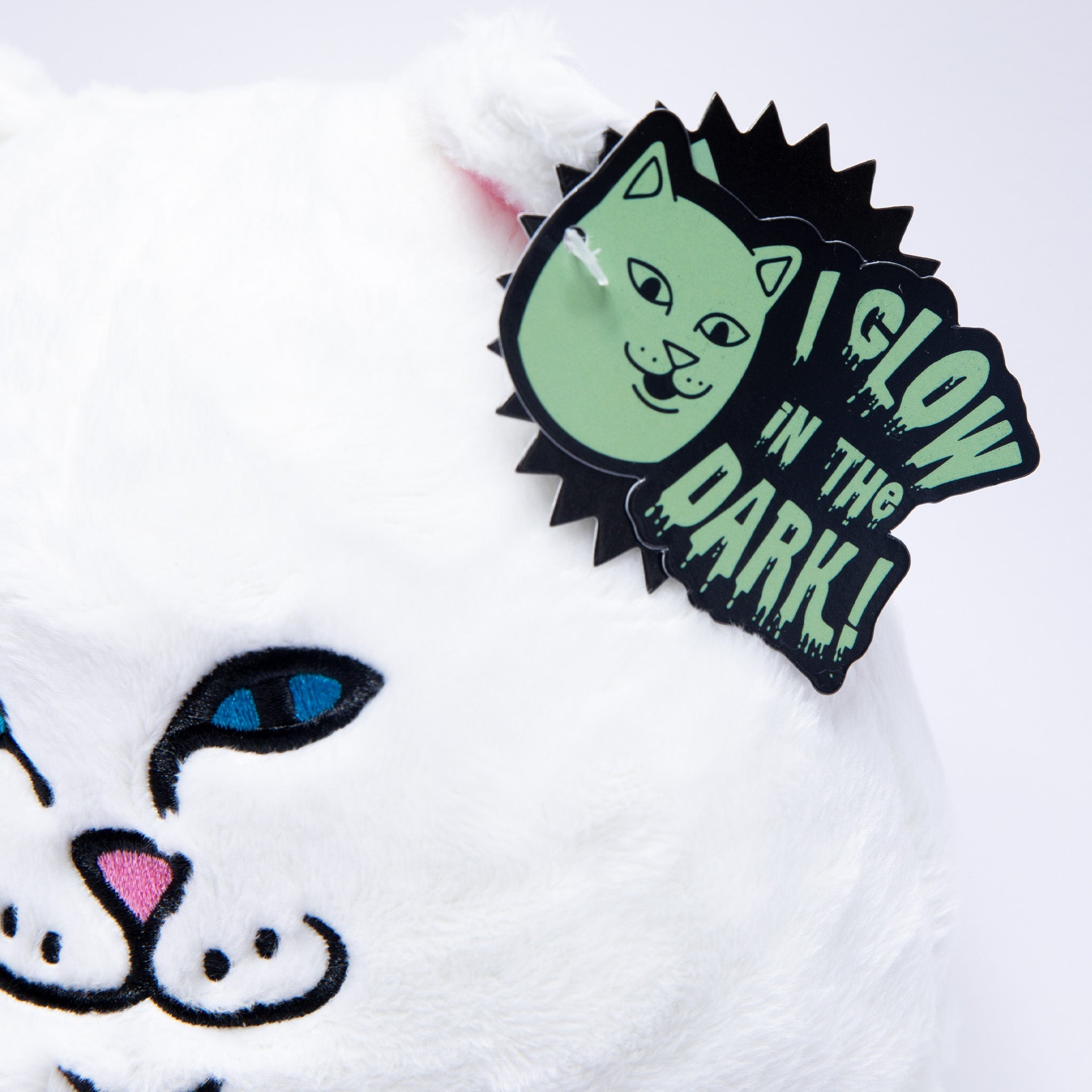 RIPNDIP Lord Nerm Glow In The Dark Plush (White)