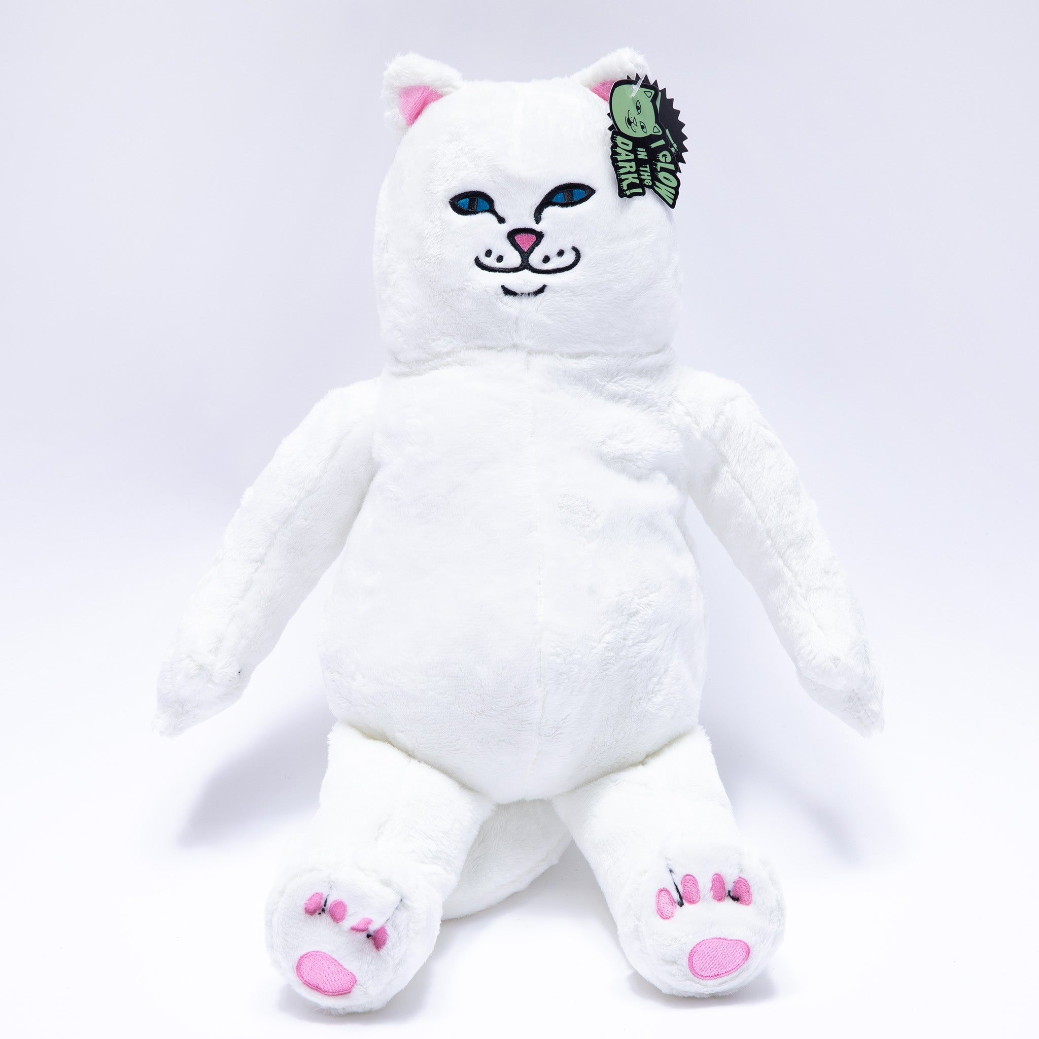 RIPNDIP Lord Nerm Glow In The Dark Plush (White)