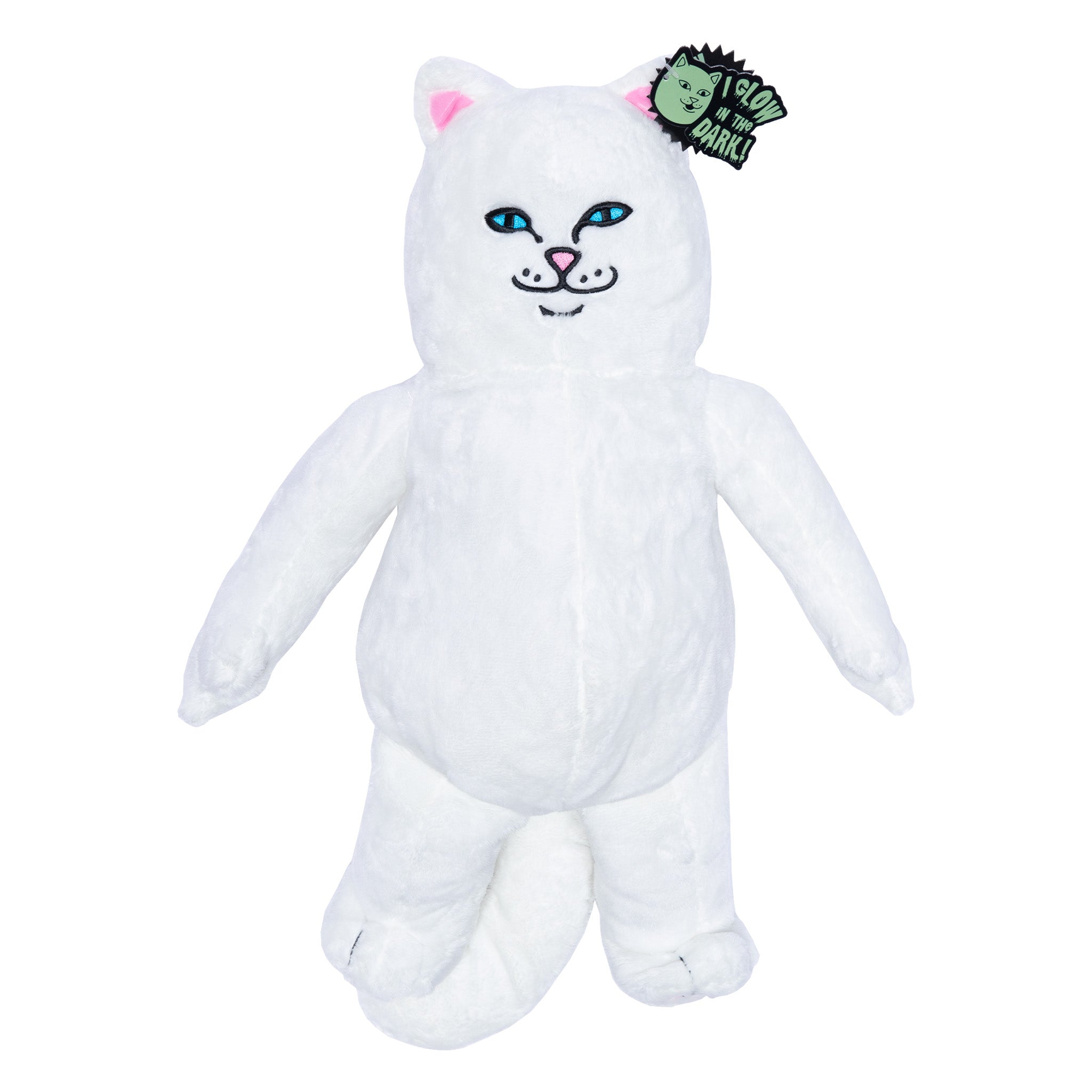 RIPNDIP Lord Nerm Glow In The Dark Plush (White)