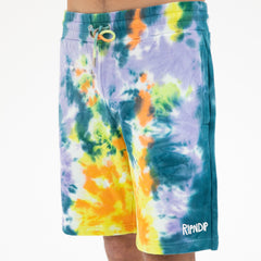 RipNDip Peek A Nermal Sweat Shorts (Multi Tie Dye)