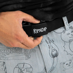 RIPNDIP Logo Web Belt (Black)