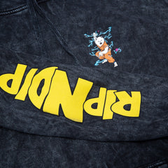 RIPNDIP Super Sanerm Hoodie (Black Mineral Wash)
