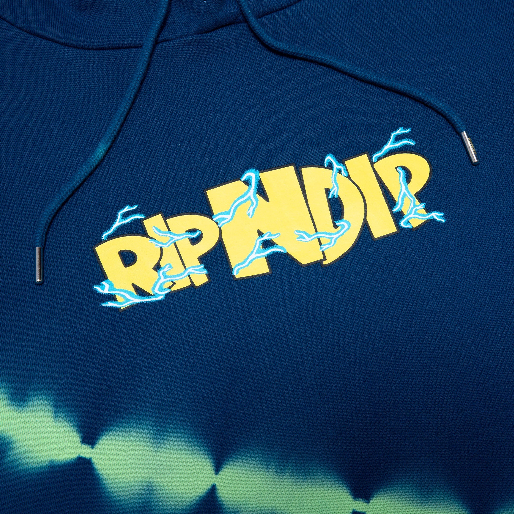 RIPNDIP Super Sanerm Hoodie (Navy/Neon Green Dye)