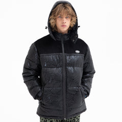 RIPNDIP Griffith Hooded Puffer Jacket (Black)