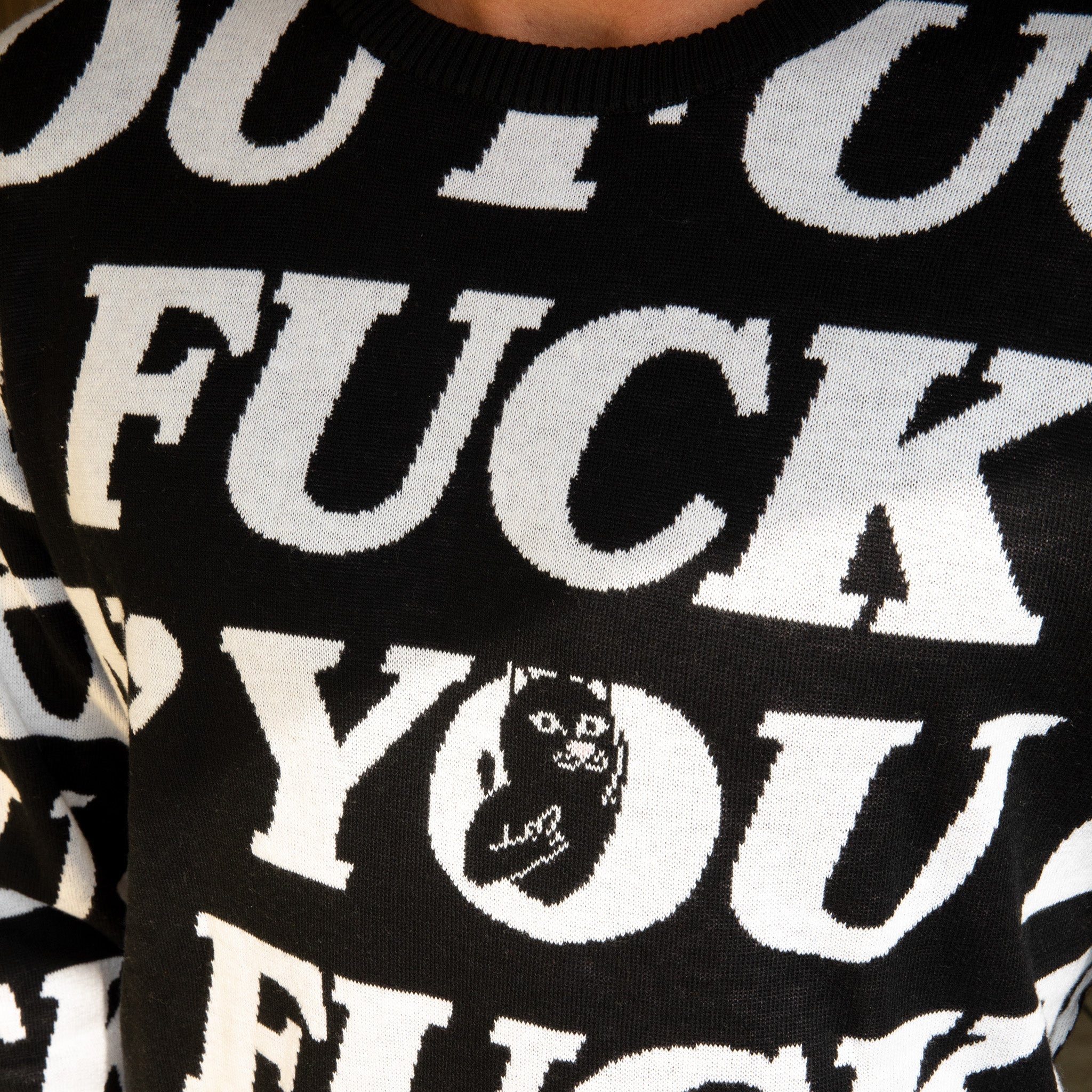 RIPNDIP Fuck You Knit Sweater (Black)