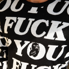 RIPNDIP Fuck You Knit Sweater (Black)