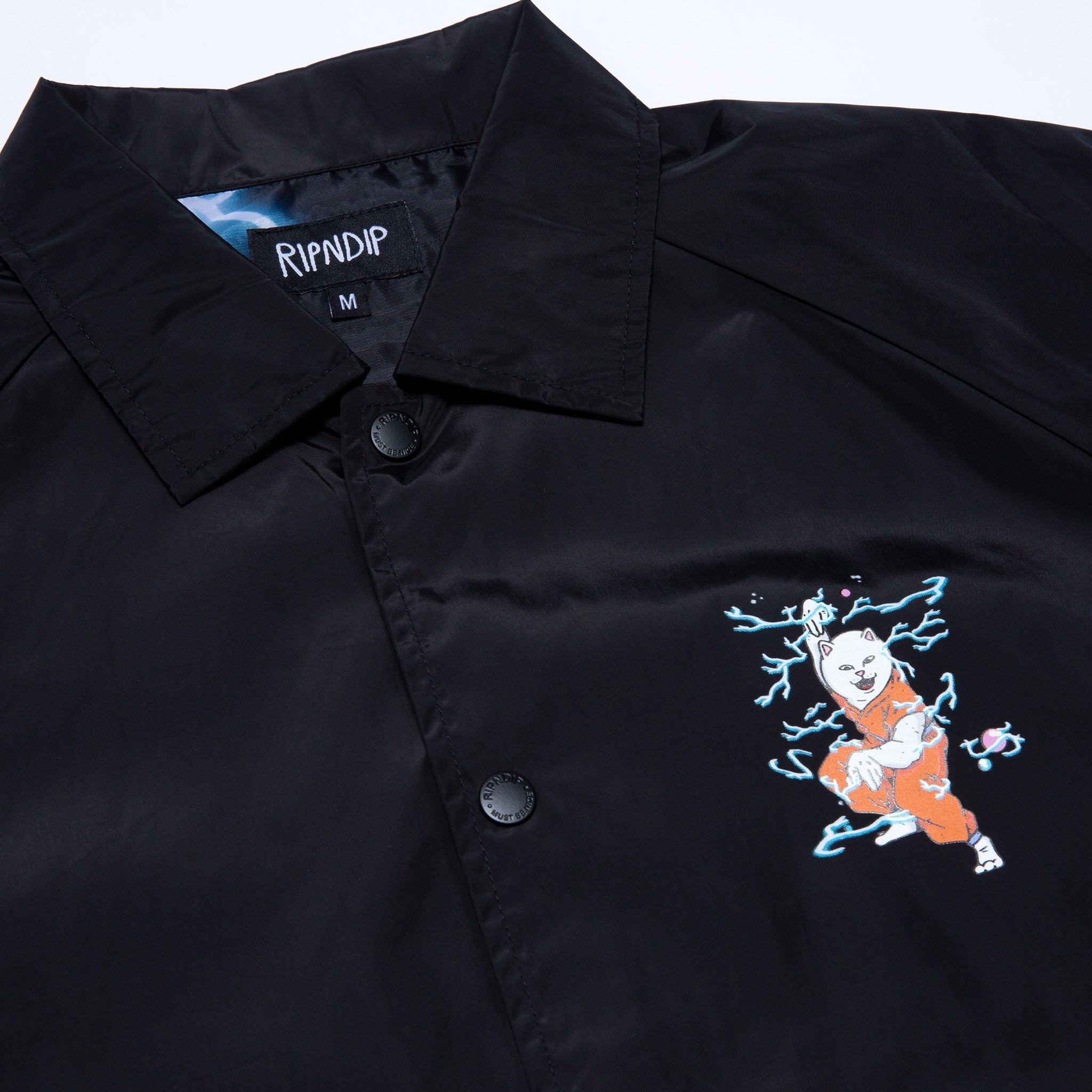 RIPNDIP Super Sanerm Coach Jacket (Black)