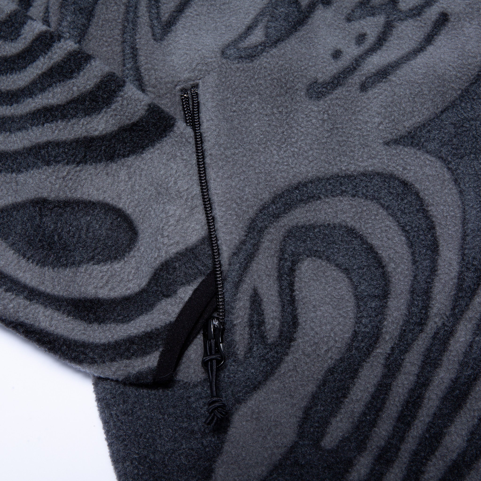 RIPNDIP Hypnotic Polar Fleece Jacket (Black)