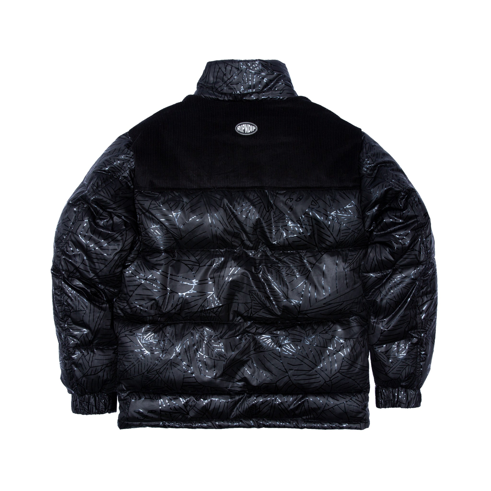 RIPNDIP Griffith Hooded Puffer Jacket (Black)