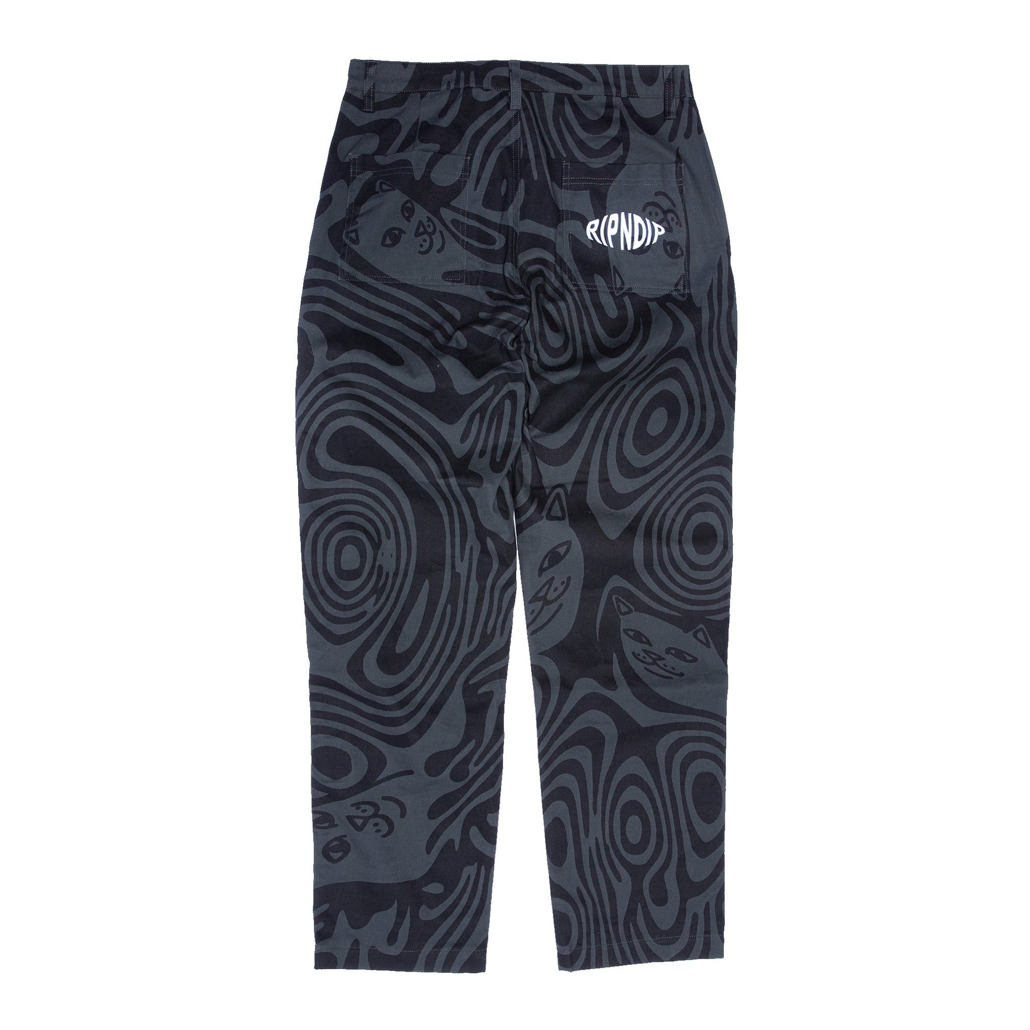 RIPNDIP Hypnotic Cotton Twill Pants (Black)