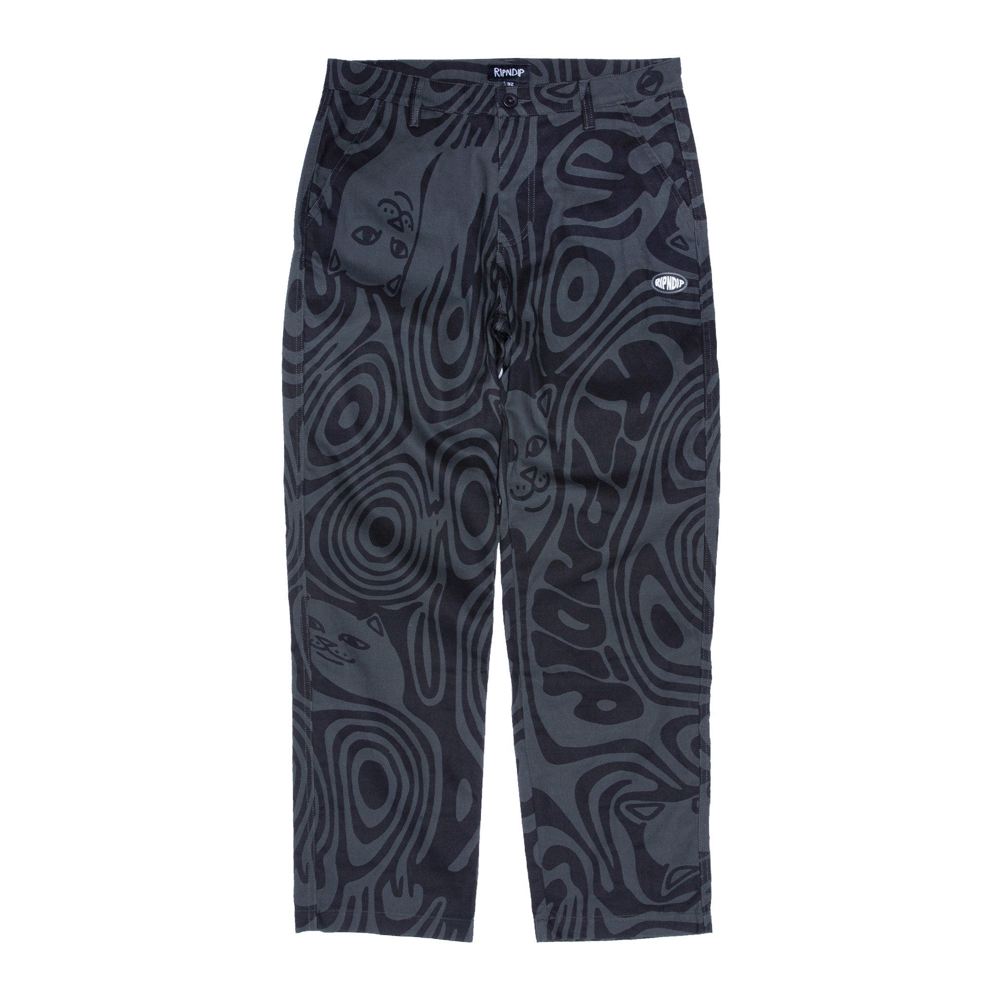 RIPNDIP Hypnotic Cotton Twill Pants (Black)