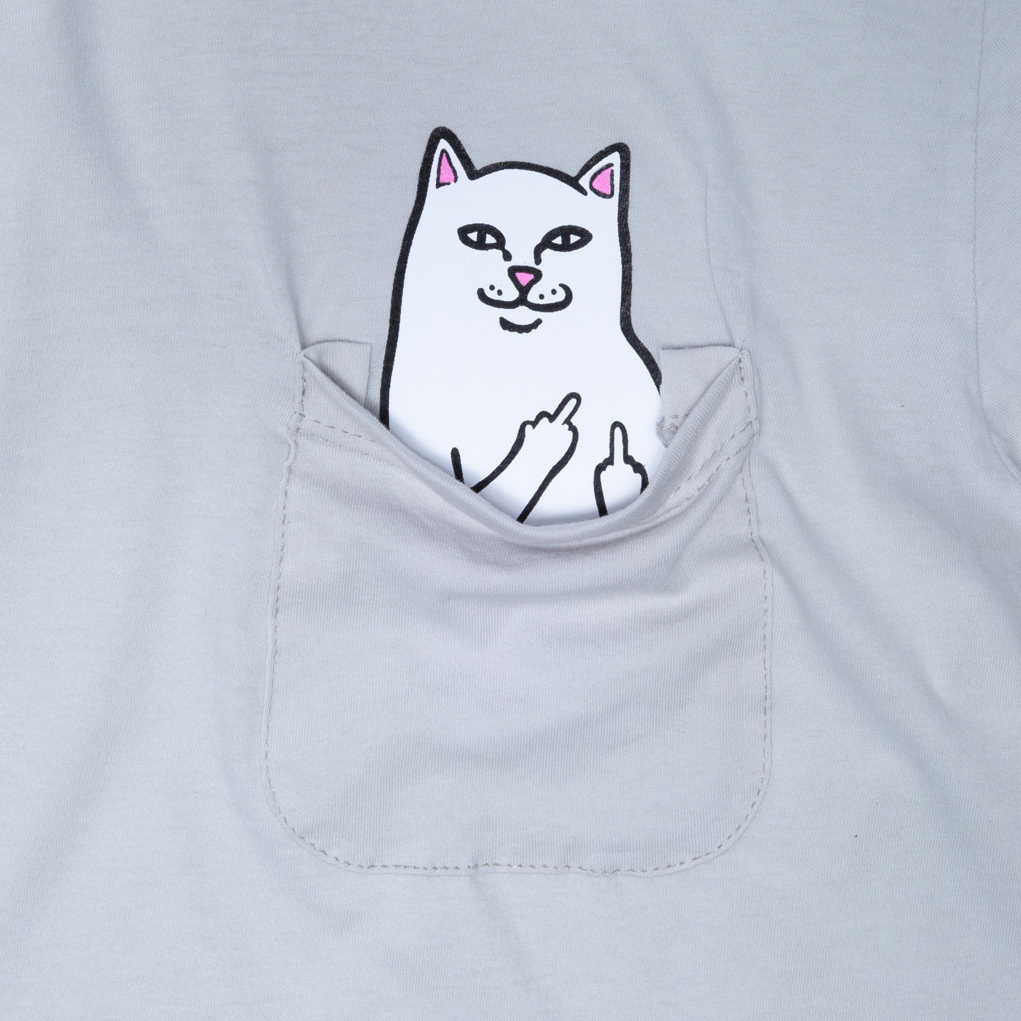 RIPNDIP Lord Nermal Pocket Tee (Grey)