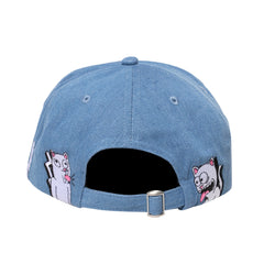 RIPNDIP Frustration Denim Dad Hat (Medium Wash)
