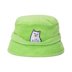 RIPNDIP Lord Nermal Corduroy Bucket Hat (Mint)