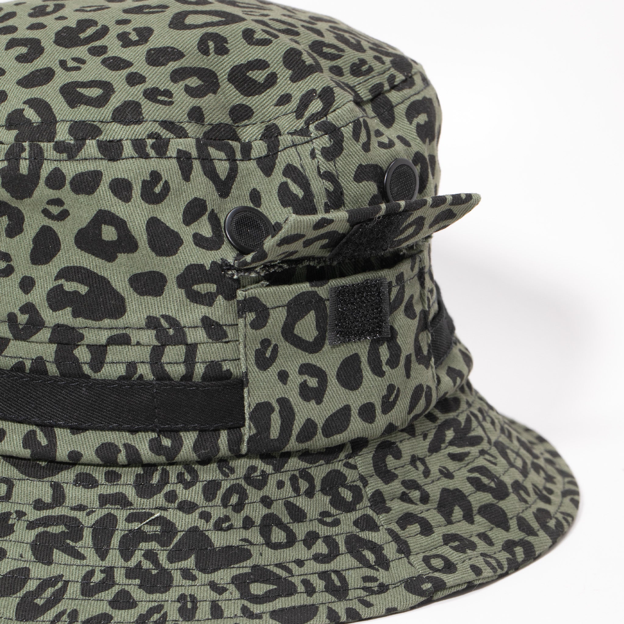 RIPNDIP Spotted Cotton Twill Bucket Hat (Olive)