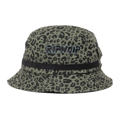 RIPNDIP Spotted Cotton Twill Bucket Hat (Olive)