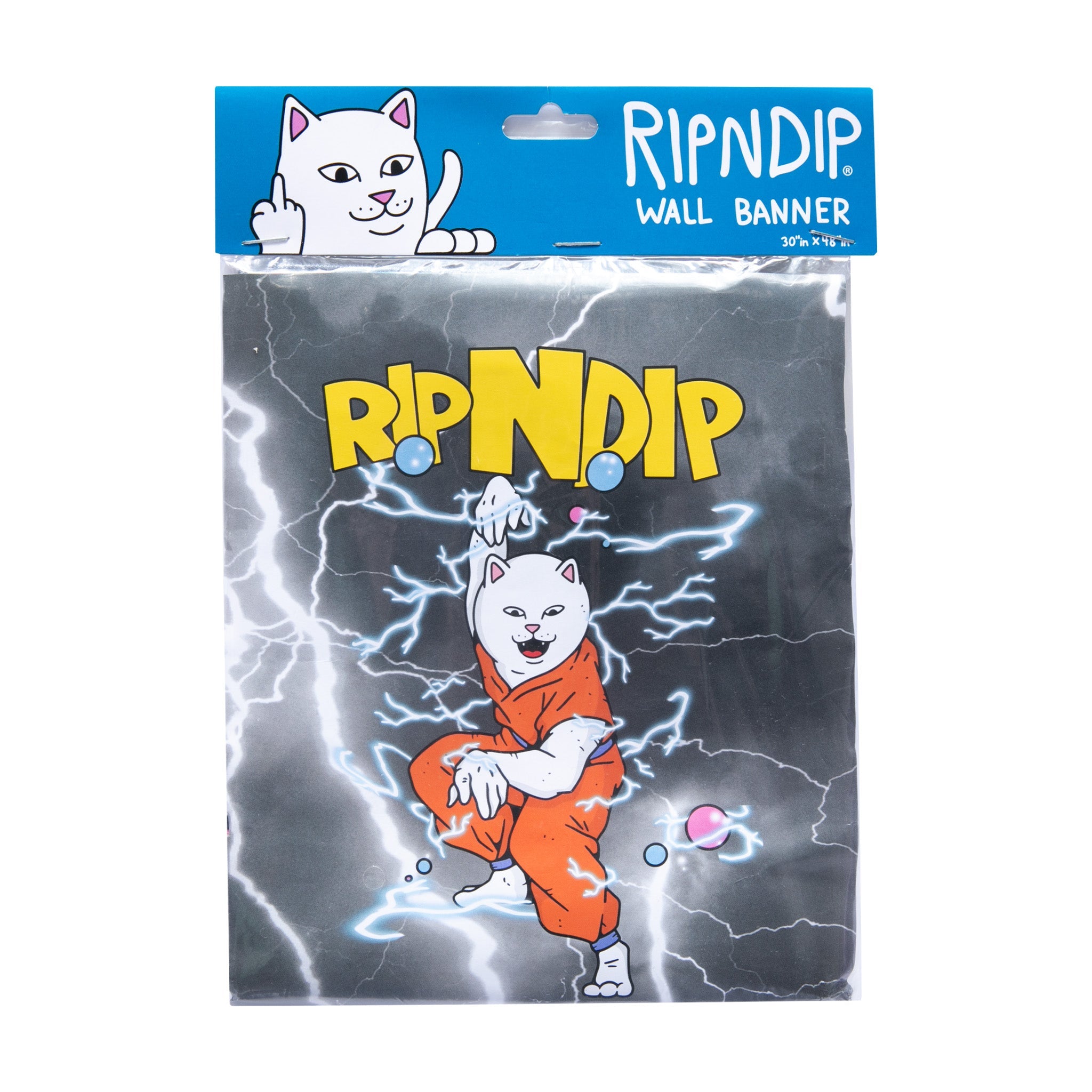 RIPNDIP Super Sanerm Wall Banner (Black)