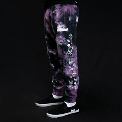 RIPNDIP Dance Forever Sweatpants (Black/Orchid Tie Dye)