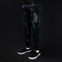 RIPNDIP Ripntail Sweatpants (Green/Black Tie Dye)