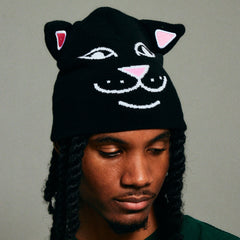 RIPNDIP Jerm Face Beanie (Black)