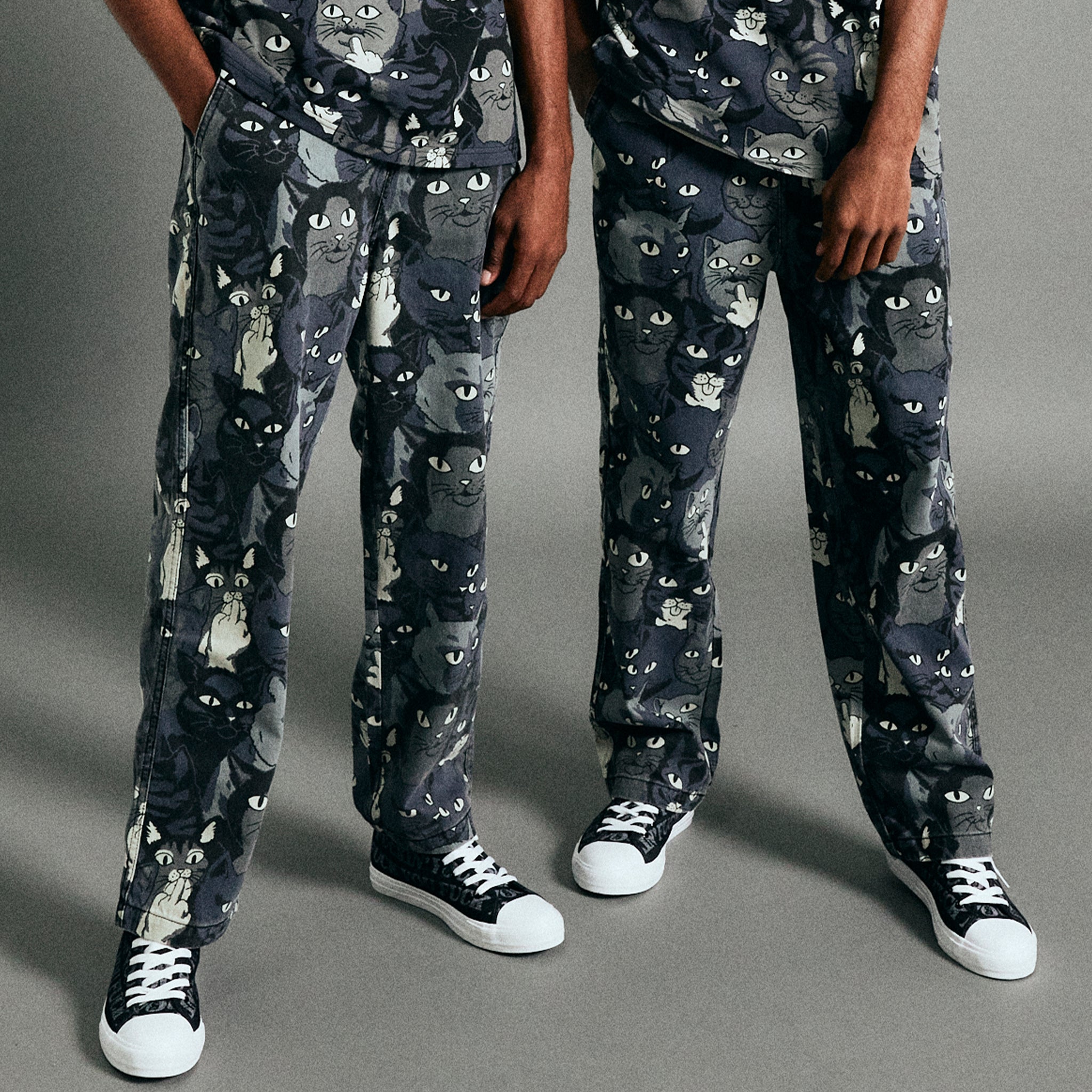 RIPNDIP Family Tree Denim Pants (Black)