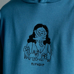RIPNDIP Cat Lady Hoodie (Slate)