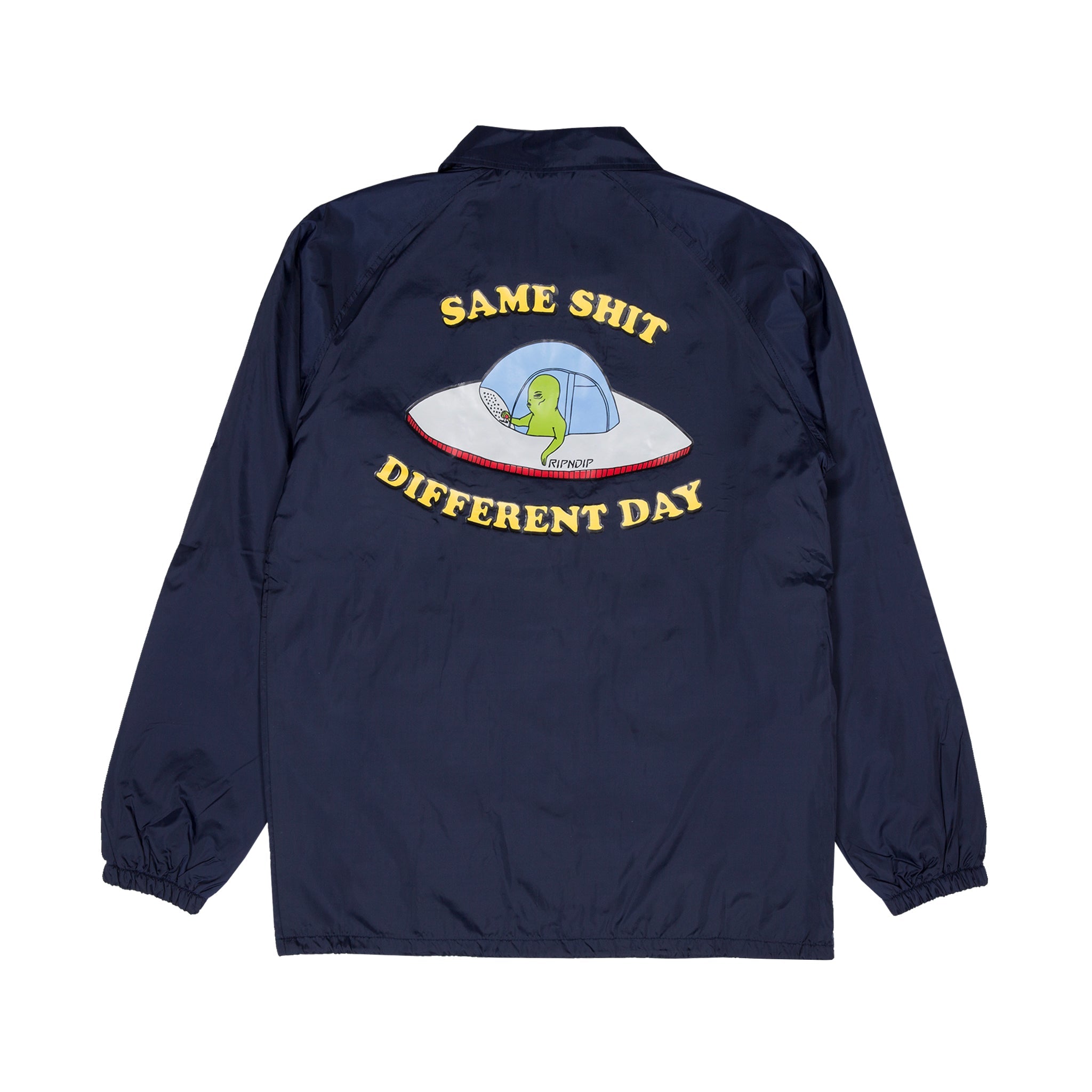 RipNDip Same Shit Coach Jacket (Navy)