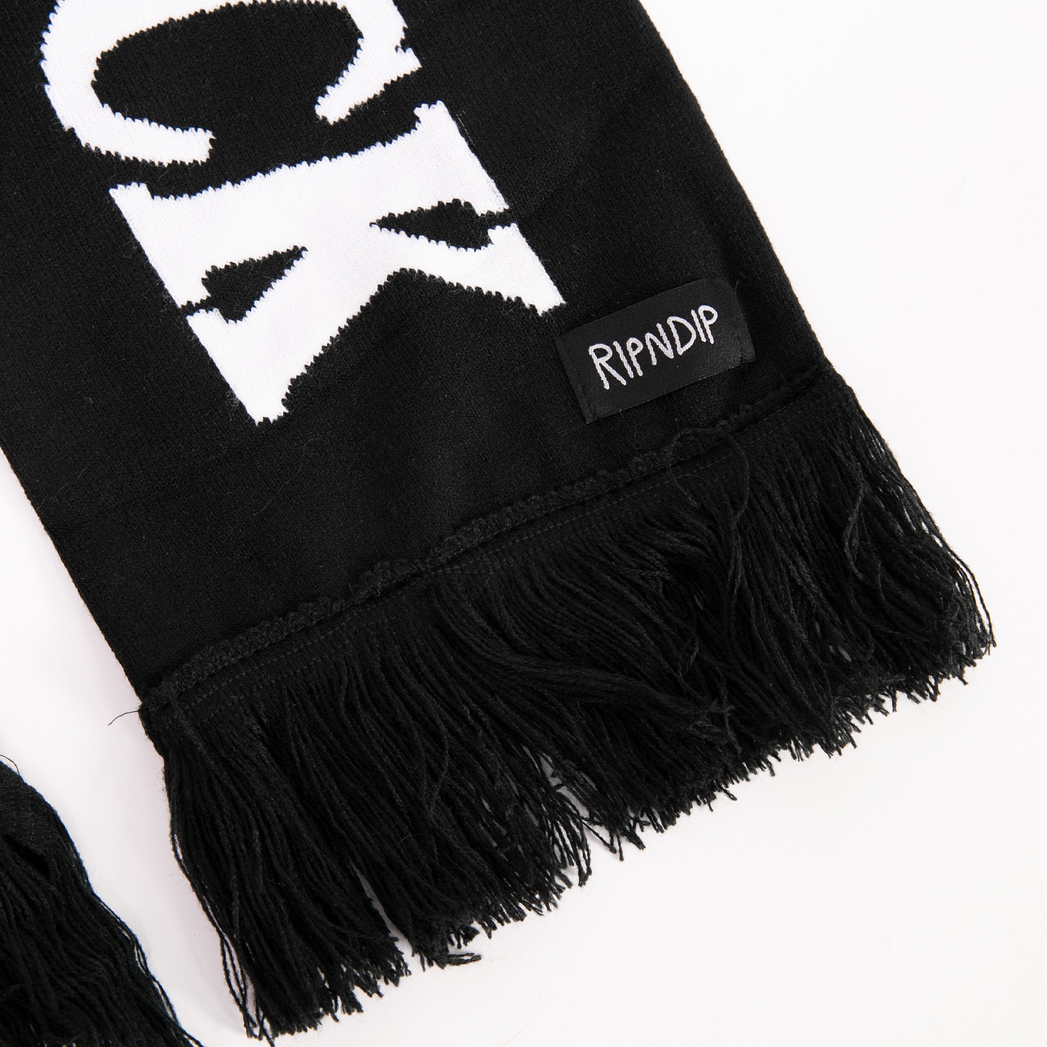 RIPNDIP Fuckin Fuck Knit Scarf (Black)