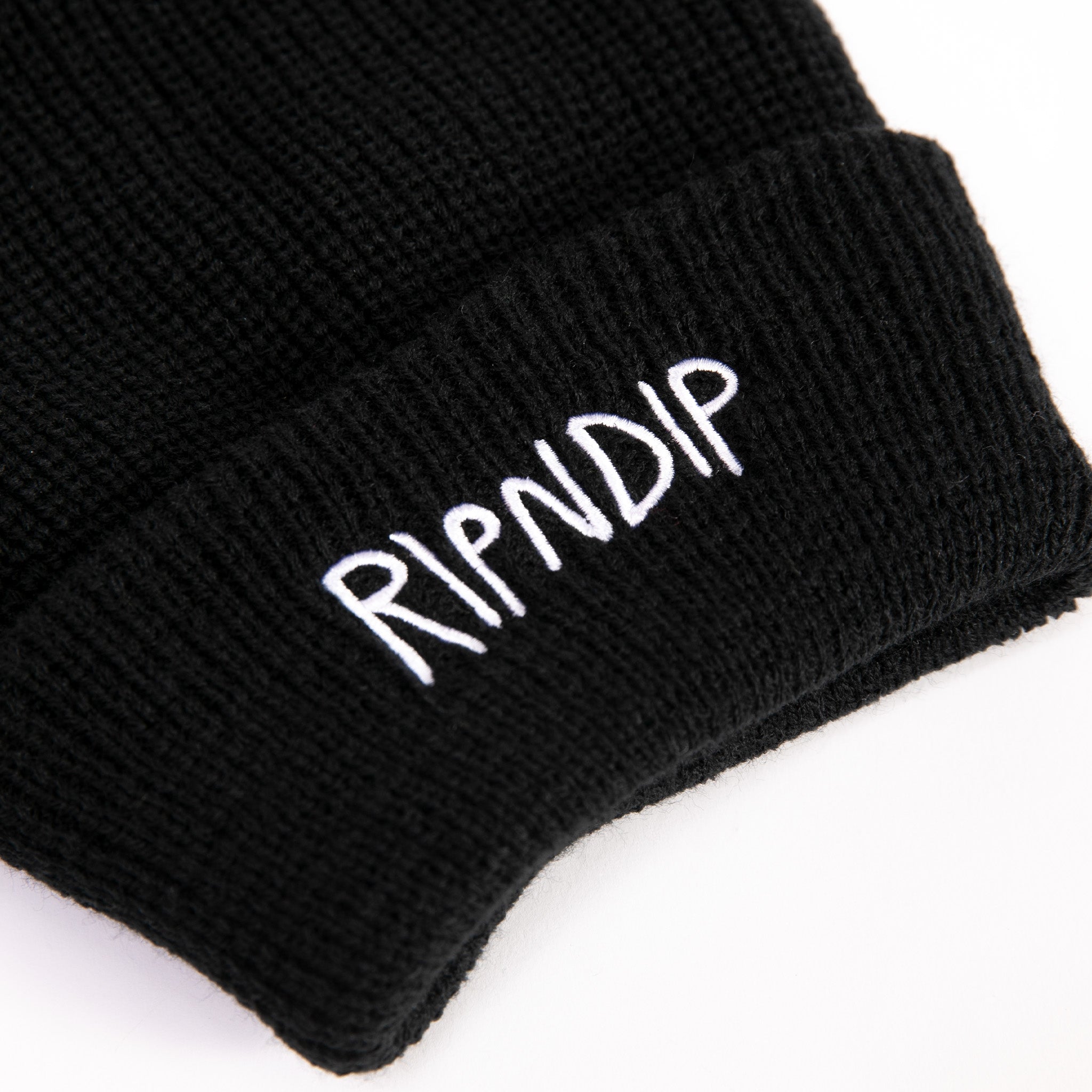 RIPNDIP Jermal Ears Ribbed Balaclava (Black)