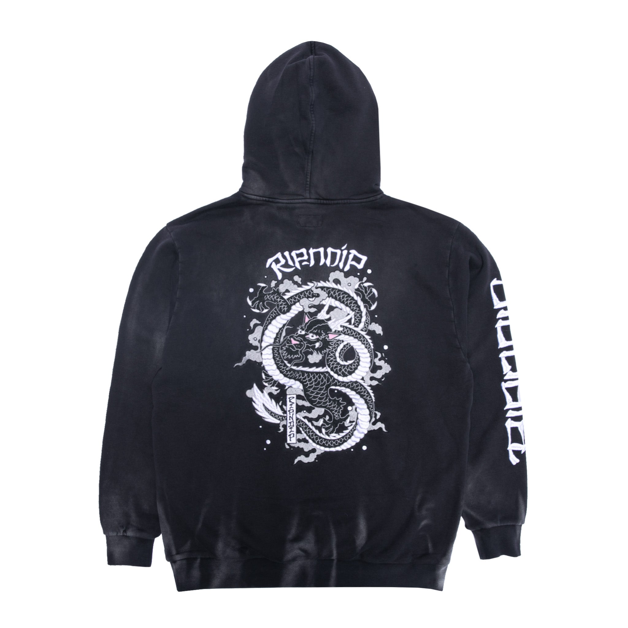 RIPNDIP Mystic Jerm Hoodie (Black Faded Wash)
