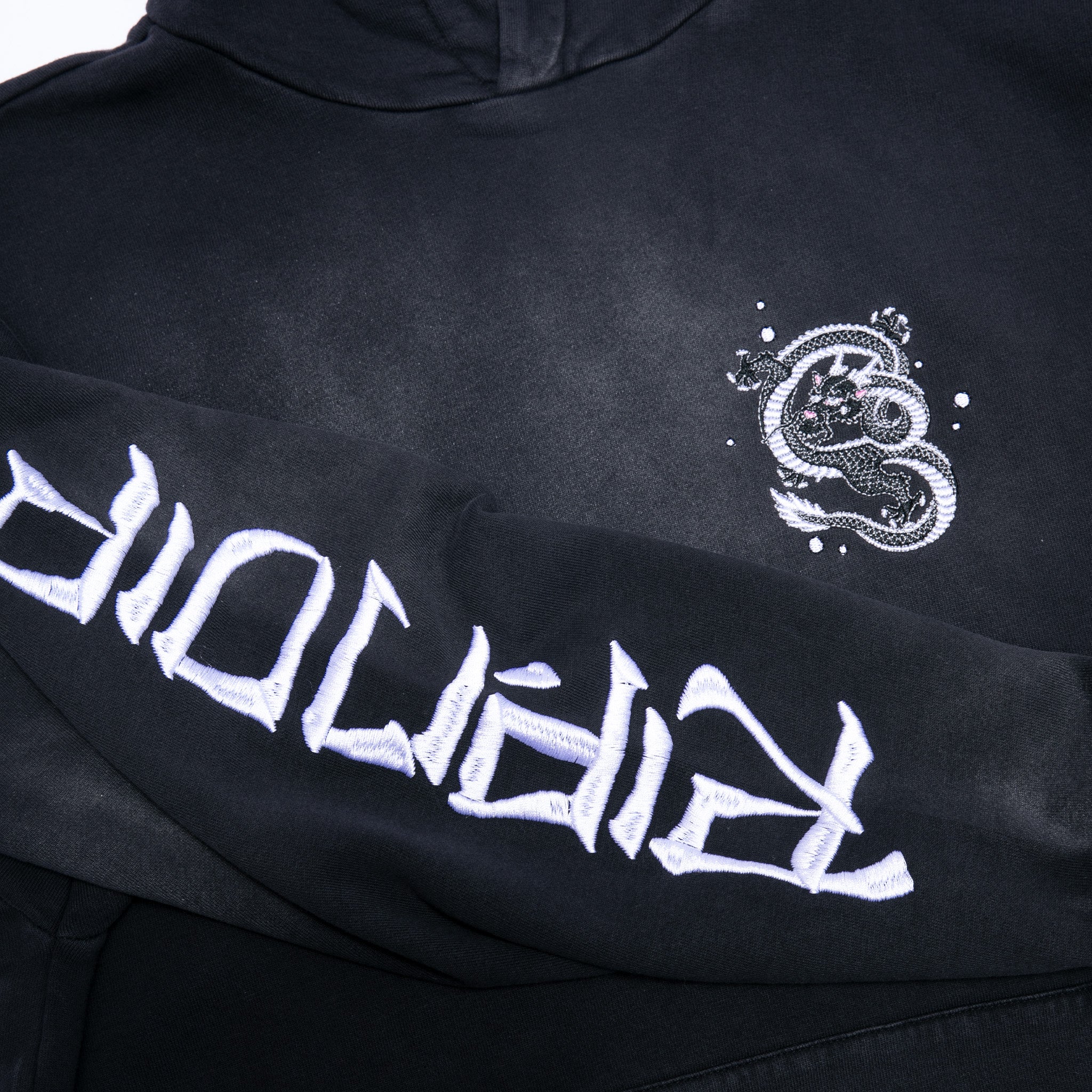 RIPNDIP Mystic Jerm Hoodie (Black Faded Wash)