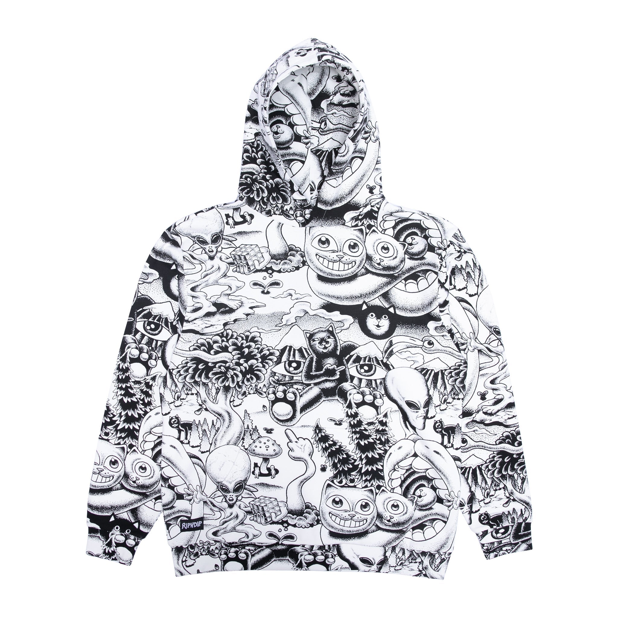 RIPNDIP Dark Twisted Fantasy Hoodie (Black/White)