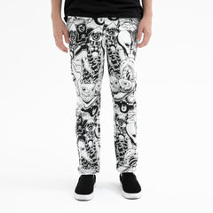 RIPNDIP Dark Twisted Fantasy Twill Pants (Black/White)
