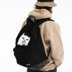 RIPNDIP Lord Nermal Corduroy Backpack (Black)