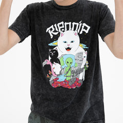 RIPNDIP Runaway Tee (Black Mineral Wash)