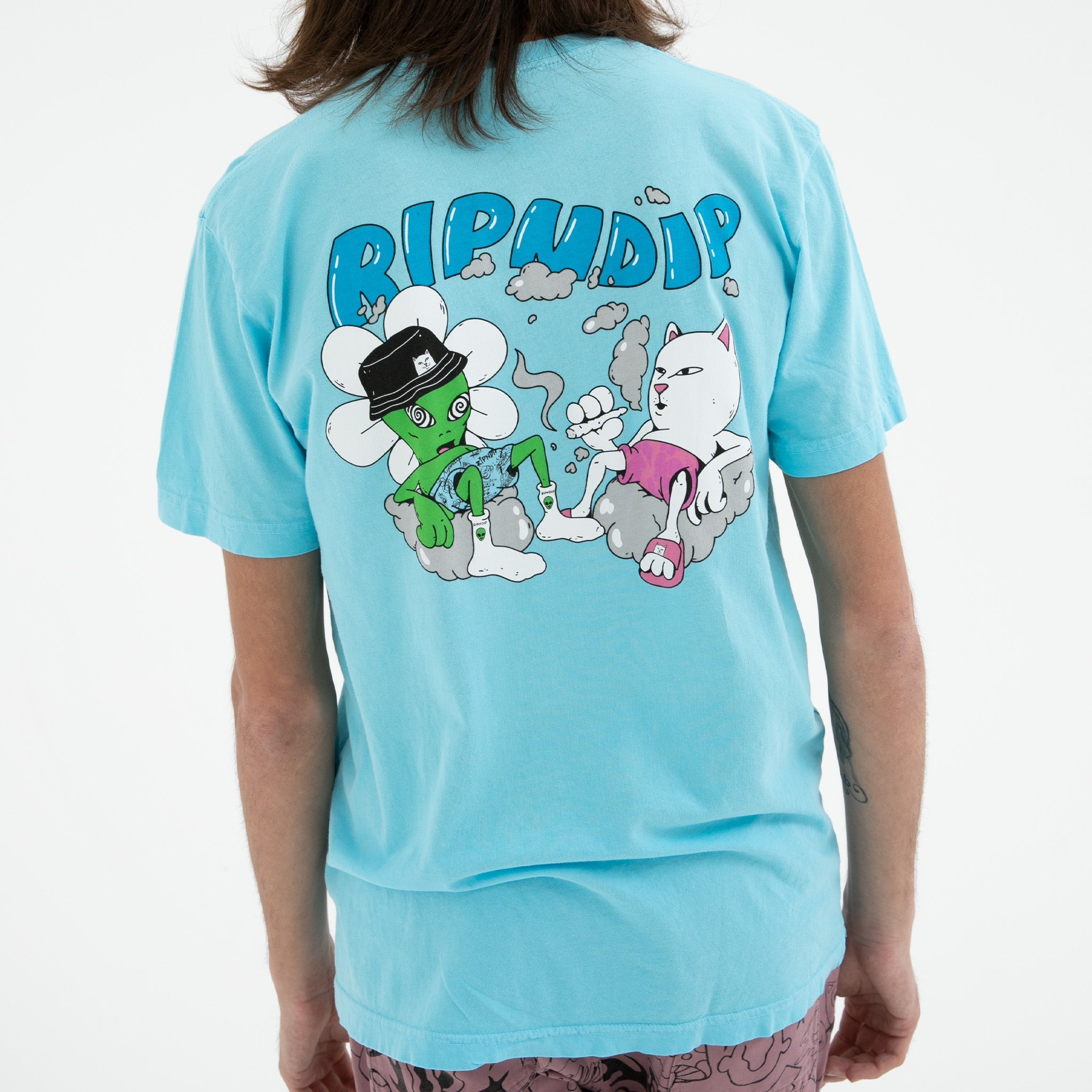 RIPNDIP Relaxed Tee (Light Blue)