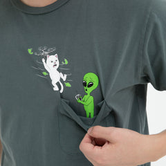 RIPNDIP Bye Bye Pocket Tee (Charcoal)