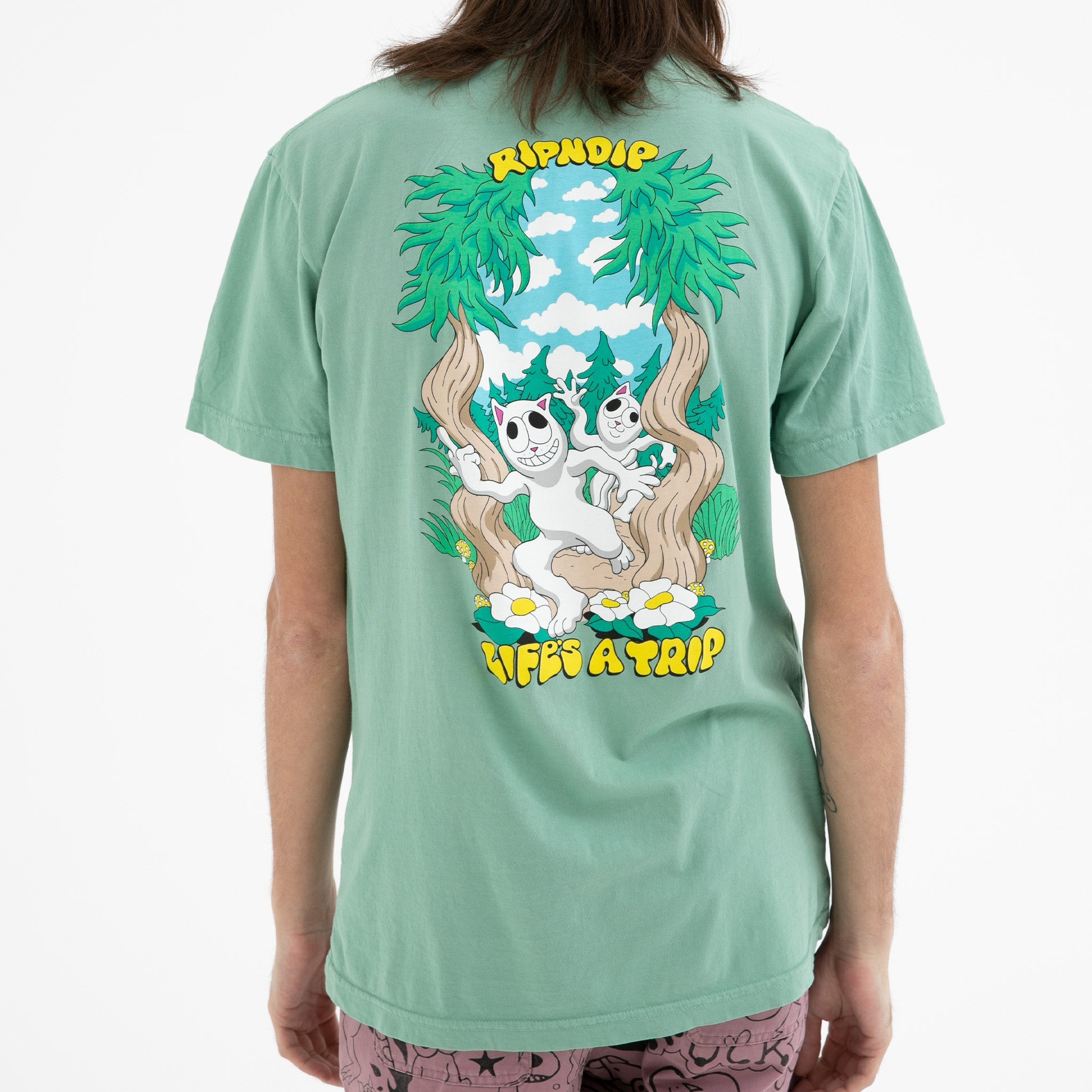 RIPNDIP Lifes A Trip Tee (Light Pine)