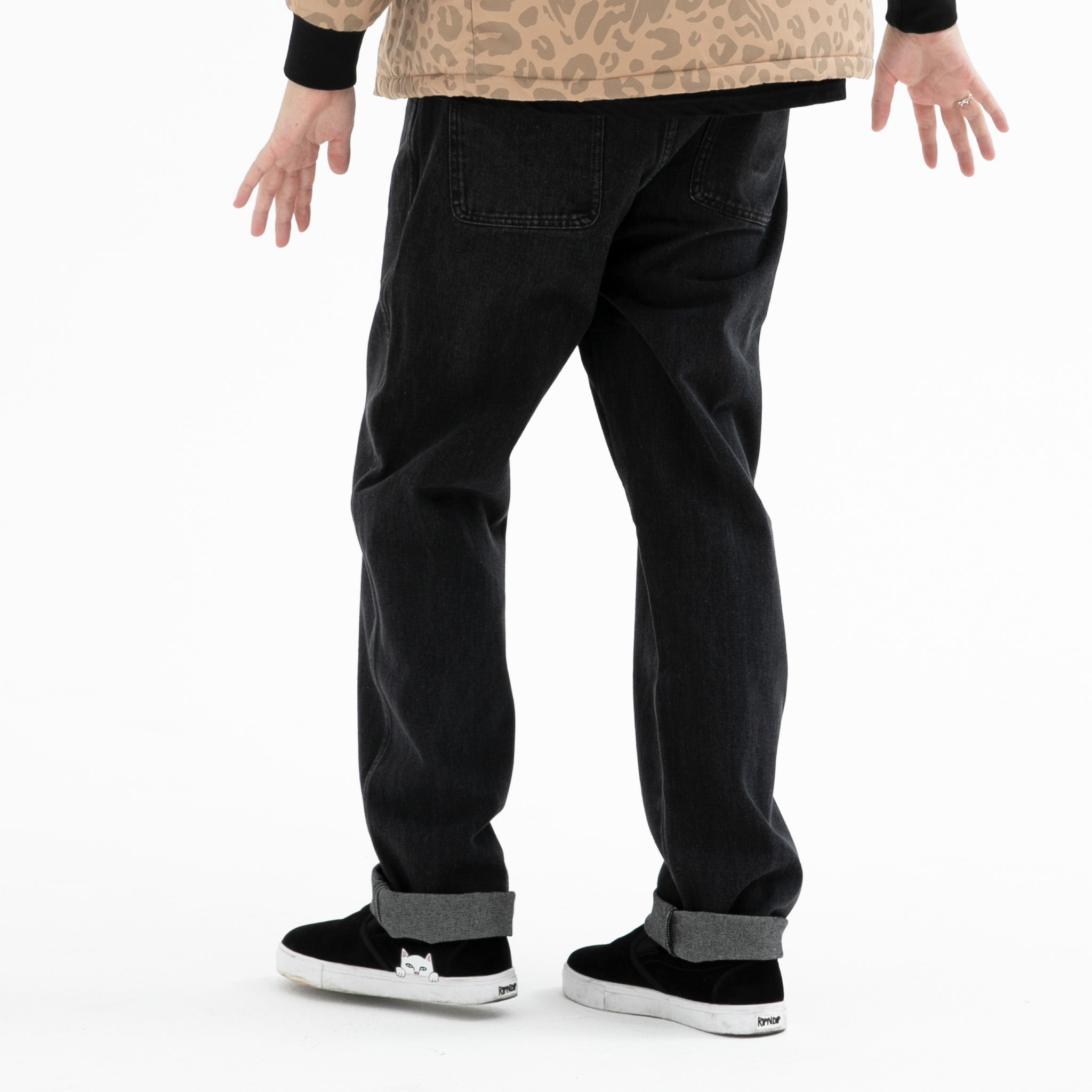 RIPNDIP La Brea Denim Pants (Black Medium Wash)